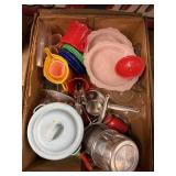 Lot of Kids Vintage Kitchen Play Toys
