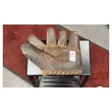 Vintage Leather Baseball Glove