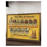 Old Reading Beer Sign 34 in by 26 in