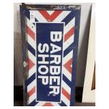 Barber Shop Sign 12 in by 24 in