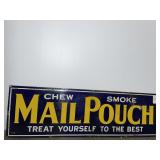 Vintage Mail Pouch Tobacco Porcelain advertising