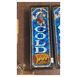 Vintage Blatz "Cold" lighted beer sign 30x8 in.