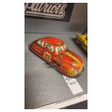 Vintage Marx 209 Mechanical windup fire chief car