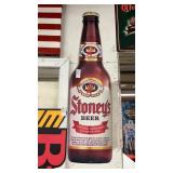Metal Milwaukee Light and Stoneyï¿½s Beer Signs,