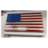Wooden American Flag 36x19in.