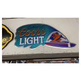 Get Wet with Coors Light Metal Sign 30x15in.