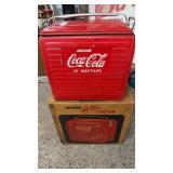 1950s Coca-Cola Metal Cooler w/ Original Box