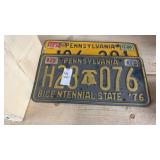 Vintage Pennsylvania License Plates