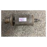 Vintage Brass Steam Whistle 11in., 3.5in.