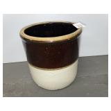 Antique stoneware crock -7 inches h