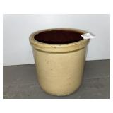Antique stoneware crock - 7 inches h