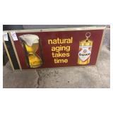 Vintage Duquesne Brewing Company Sign 22x11 in.