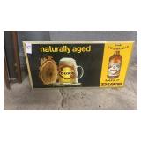 Vintage Duquesne Brewing Company Sign 22x11 in.