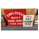 Employees Must Wash Hands & Please Pay Cashier