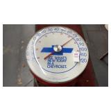 Vintage Chevrolet Jumbo Dial Thermometer