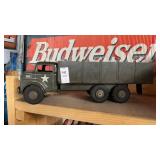 Vintage Metal U.S. Military Transporter Truck