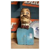Vintage Alfco advertising male bust