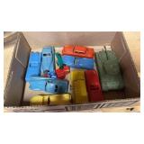 Lot of Vintage Molded Plastic Toy Vehicles