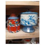 Vintage tin toy lot, music makers etc
