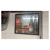 Vintage Iron City Beer mirror sign 27x27in.