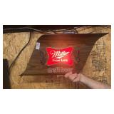 Vintage 1970s Miller High Life lighted draft beer