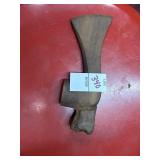 Hand Carved Wooden Axe Head or Hatchet