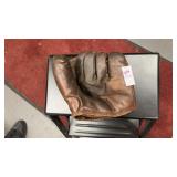 Vintage Leather Baseball Glove