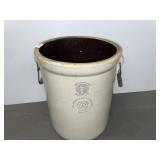 Antique 8 gallon stoneware crock  -Pfaltzgraff
