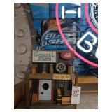 General Store folk art birdhouse 7" tall