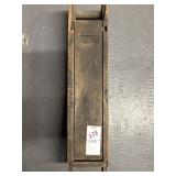Antique Wooden Blasting Cap Carrying Box