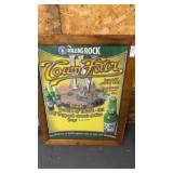 Framed vintage 2003 Rolling Rock Pittsburgh PA