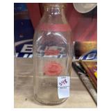 Vintage National Dairy Sealtest Glass Milk Bottle