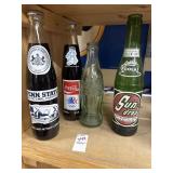 Lot of Vintage Soda Bottles