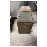 Vintage Metal Push Trashcan United Metal Box Co.