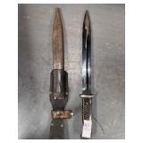 Vintage German Military WWII K98 Bayonet with