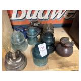 Vintage Glass & Ceramic Railroad Telegraph Line