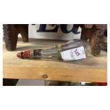Vintage faceted glass Liquore Galliano bottle