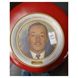 Martin Luther King metal plate