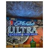 Michelob Ultra Neon sign 15" tall, 31" wide