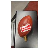 Vintage Budweiser football draft beer tap handle