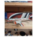 Line Mar tin toy battery airplane 18" long,