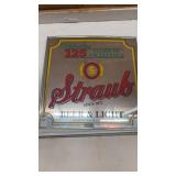Vintage Straub Beer 125th anniversary advertising