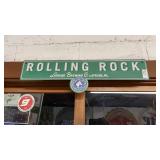 Rolling Rock Latrobe Brewing Co. Metal Sign 28in.