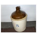 Antique 5-gallon stoneware jug