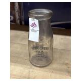 Vintage Penn Cress Milk Small Glass Milk Bottle