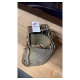 Antique metal horse collar pad