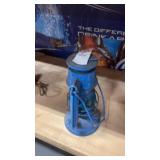 Vintage blue oil lamp from Japan