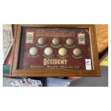 Vintage Occident wheat flour store display by