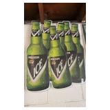 Large tin Molson Ice beer sign 38x30in