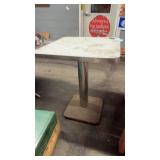 Square bistro table